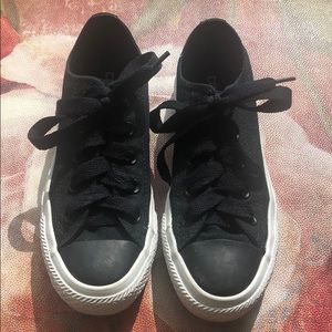 All Black White Sides Classic Converse